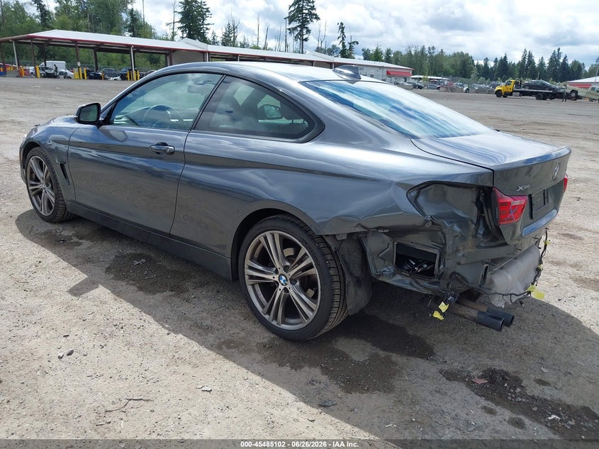 Vin: wba3n5c59ef717226, lot: 45983277, bmw 428i xdrive 20143