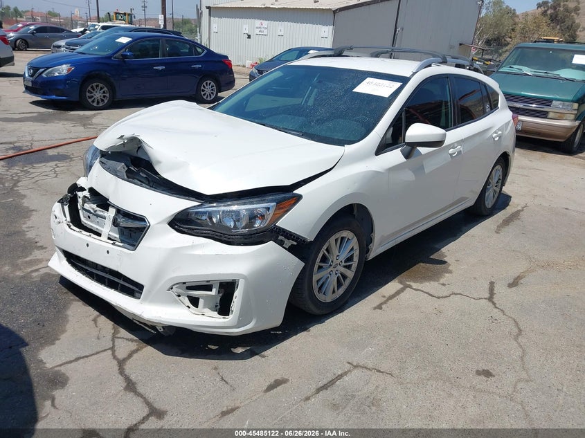 2017 Subaru Impreza, Удар спереди, IAAI, VIN 4S3GTAB67H3740362 — фото 2