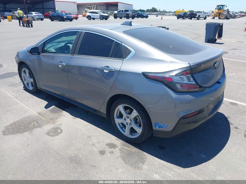 Vin: 1g1rc6s58ju106113, lot: 45983315, chevrolet volt lt 20183