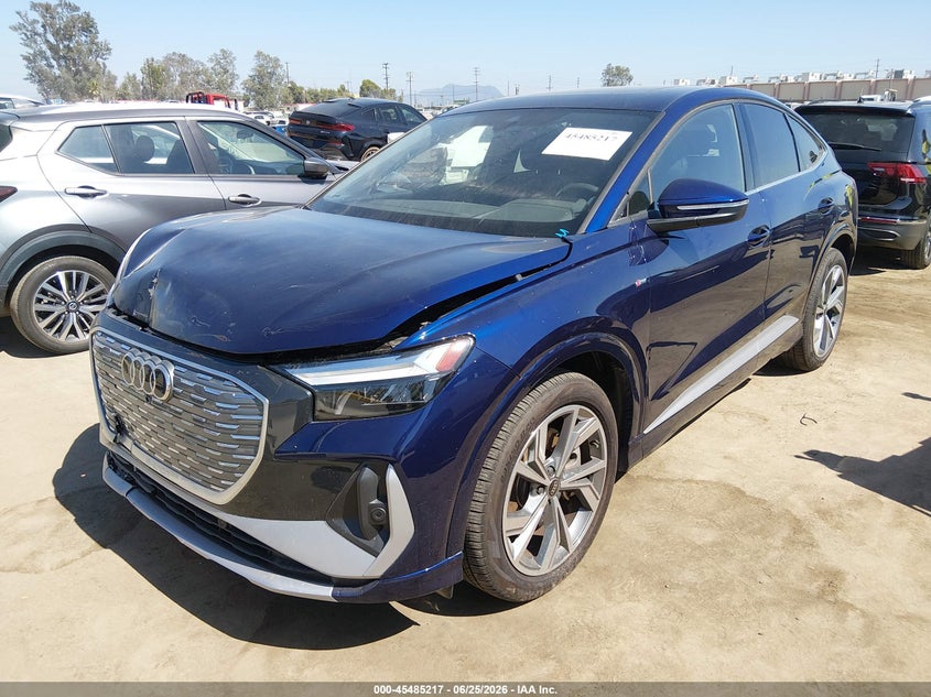 Vin: wa12ubfz7sp057153, lot: 45983392, audi q4 sportback e-tron premium 55 quattro 20252