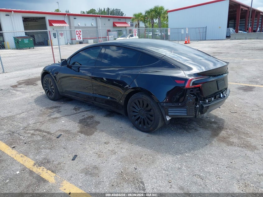 2025 TESLA MODEL 3 auction photo 3