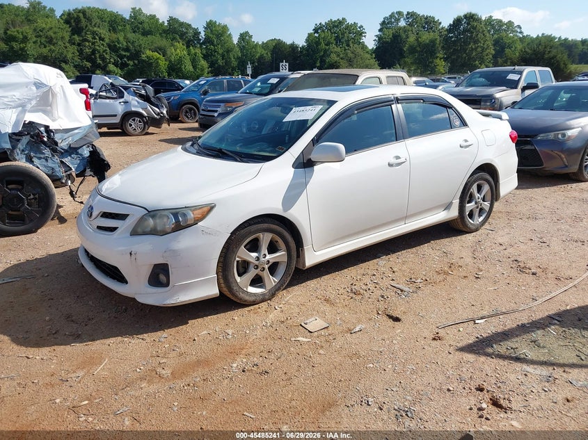 2012 Toyota Corolla, Front End, IAAI, VIN 5YFBU4EE4CP021307 — photo 2