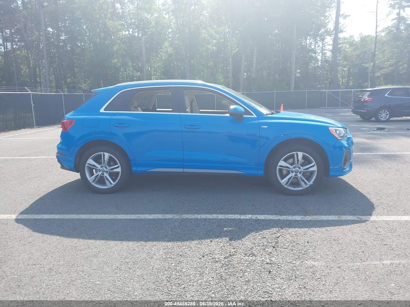 2020 Audi Q3 Premium 45 Tfsi S Line Quattro Tiptronic VIN: WA1DECF32L1007403 Lot: 45485285