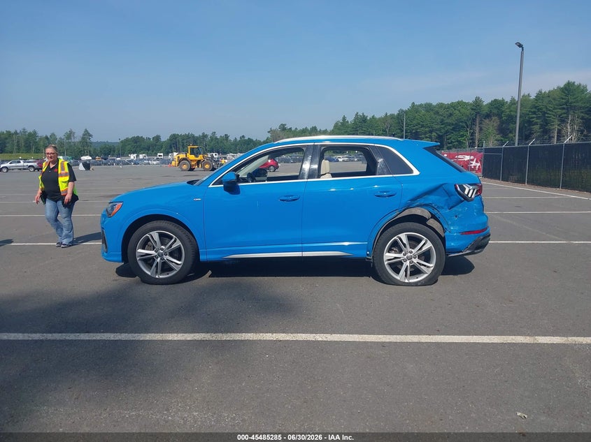 2020 Audi Q3 Premium 45 Tfsi S Line Quattro Tiptronic VIN: WA1DECF32L1007403 Lot: 45485285