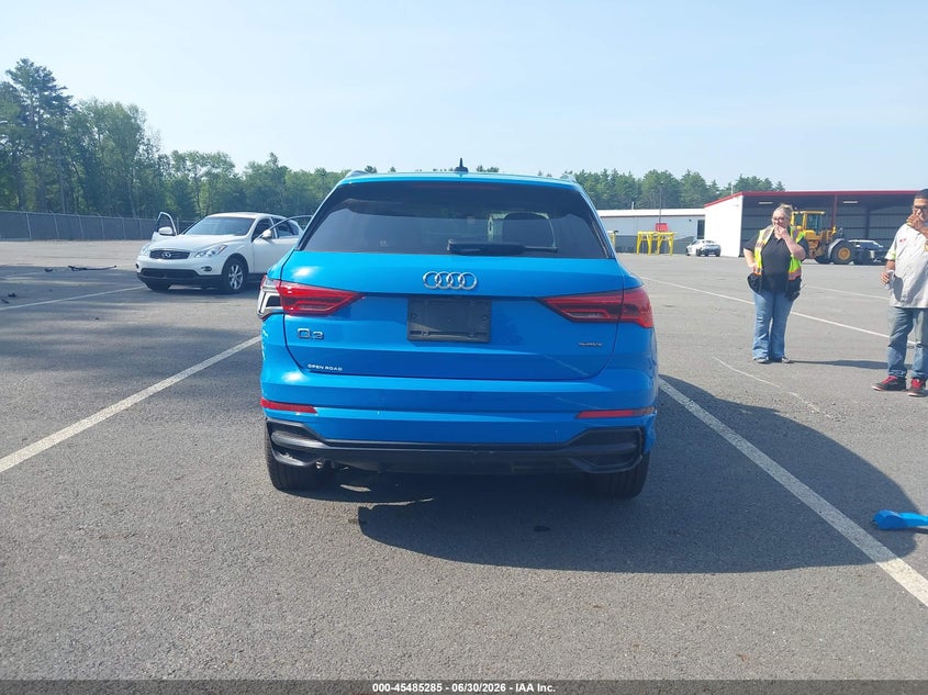 2020 Audi Q3 Premium 45 Tfsi S Line Quattro Tiptronic VIN: WA1DECF32L1007403 Lot: 45485285