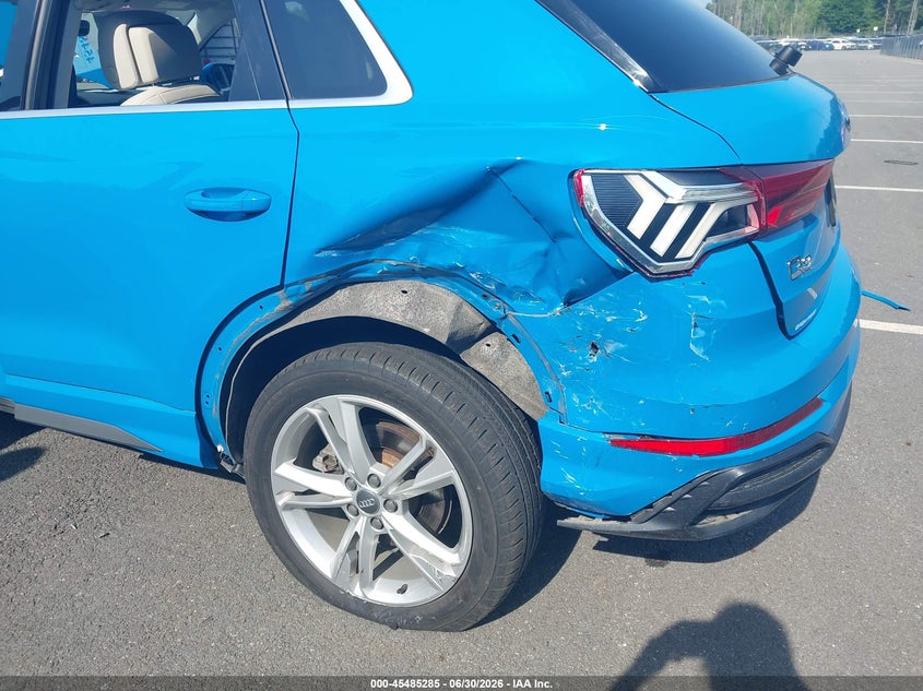 2020 Audi Q3 Premium 45 Tfsi S Line Quattro Tiptronic VIN: WA1DECF32L1007403 Lot: 45485285
