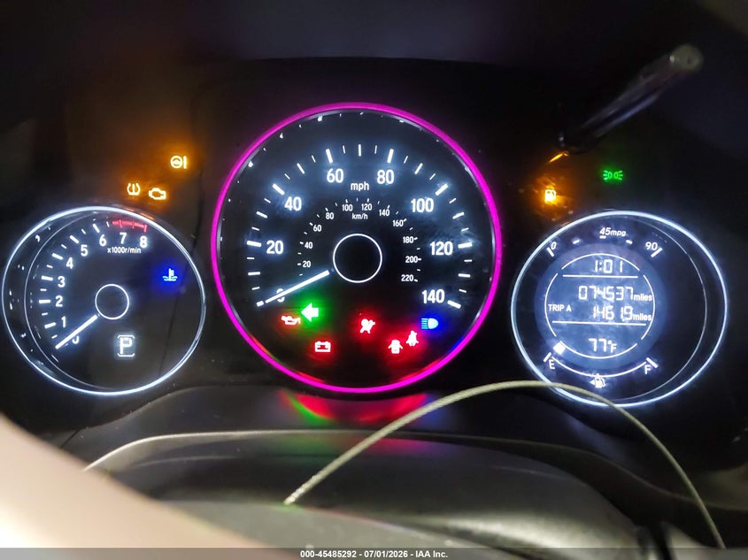 2021 HONDA HR-V auction photo 7