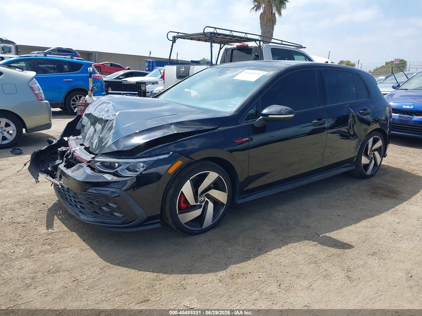 Vin: wvw287cd1nw216842, lot: 45983506, volkswagen golf gti 2.0t se 20222