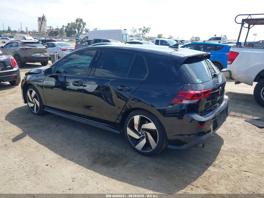 Vin: wvw287cd1nw216842, lot: 45983506, volkswagen golf gti 2.0t se 20223
