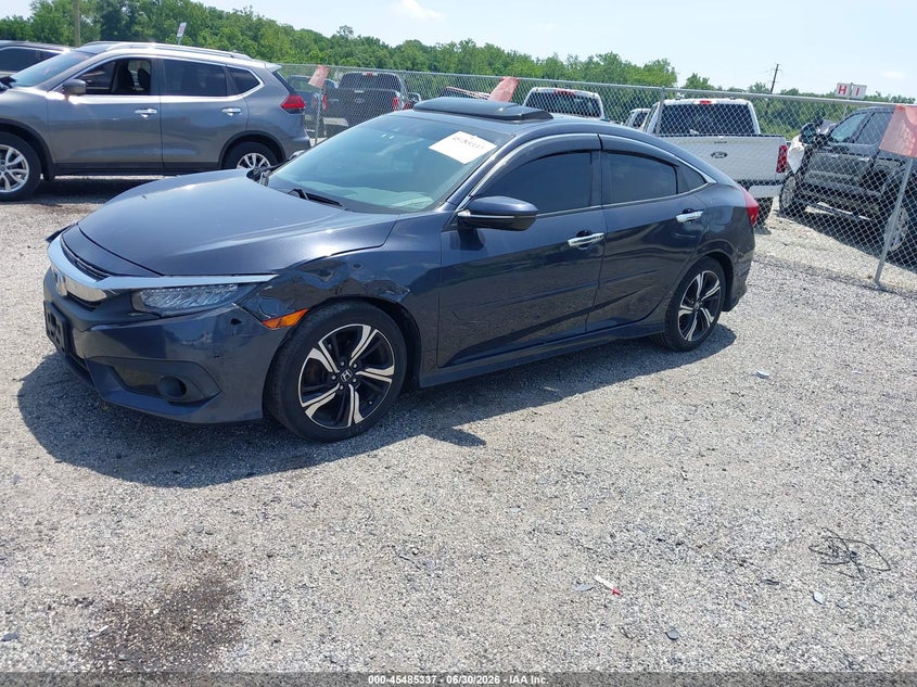 2016 Honda Civic, Right Side, IAAI, VIN 19XFC1F92GE213305 — photo 2