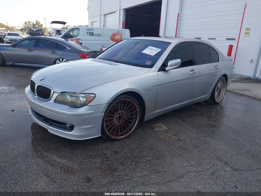 2007 BMW 7er, Normal Wear & Tear, IAAI, VIN WBAHL83537DT89345 — photo 2