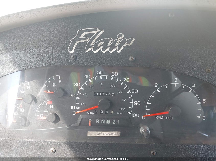 2003 Ford F550 Super Duty Stripped Chass VIN: 1FCNF53SX30A00493 Lot: 45485483