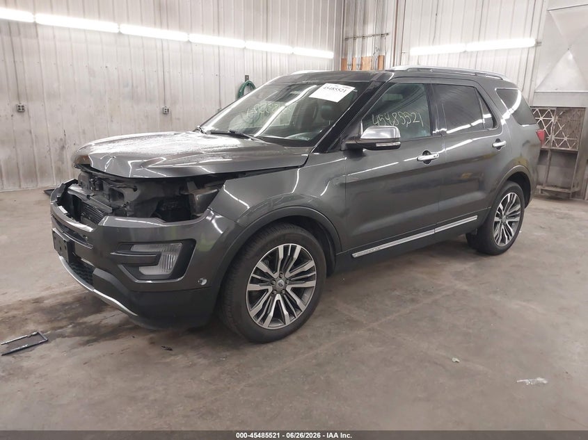 Vin: 1fm5k8ht3hge37941, lot: 45983696, ford explorer platinum 20172