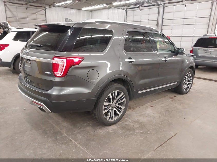 Vin: 1fm5k8ht3hge37941, lot: 45983696, ford explorer platinum 20174