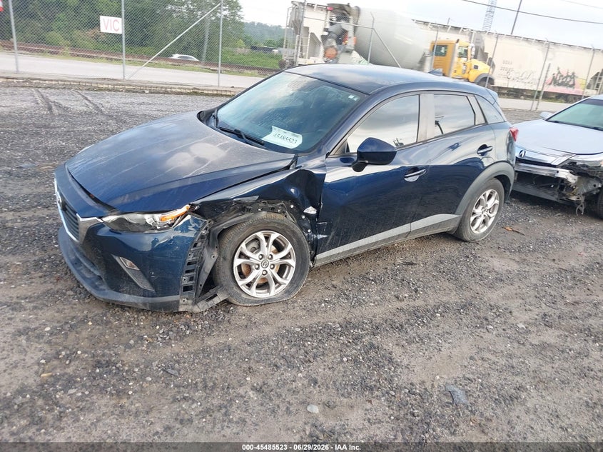 Vin: jm1dkdb76h0166113, lot: 45983698, mazda cx-3 sport 20172