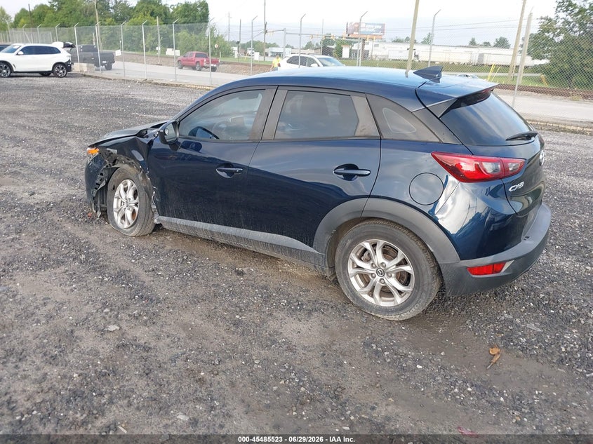 Vin: jm1dkdb76h0166113, lot: 45983698, mazda cx-3 sport 20173
