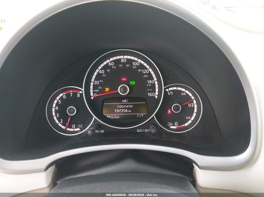 2013 Volkswagen Beetle 2.5L VIN: 3VWJX7AT6DM683775 Lot: 45485546