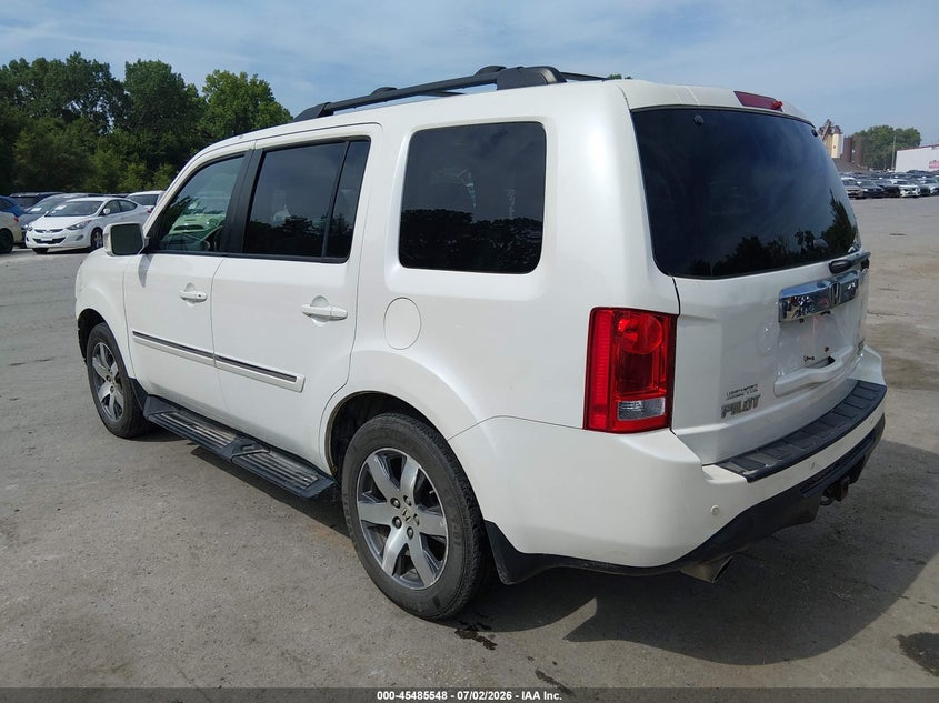 Vin: 5fnyf4h91eb003039, lot: 45983723, honda pilot touring 20143