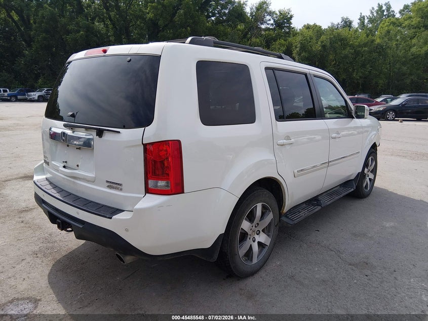 Vin: 5fnyf4h91eb003039, lot: 45983723, honda pilot touring 20144