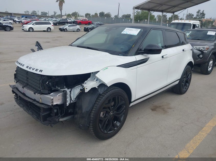 Vin: salzj2fx2ph206364, lot: 45983947, land rover range rover evoque s 20232