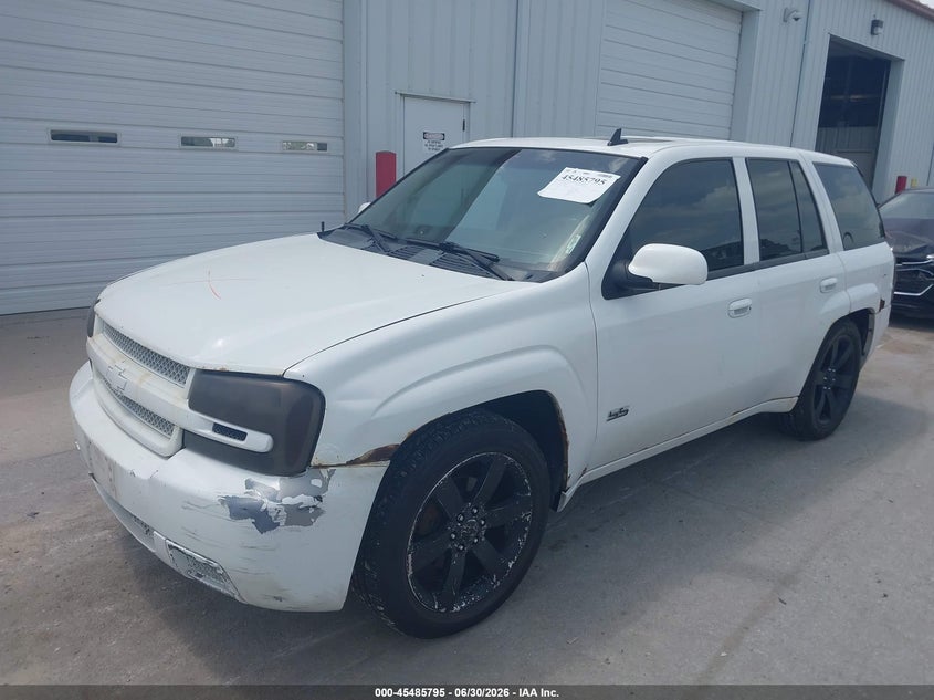 2007 Chevrolet TrailBlazer, Удар сзади, IAAI, VIN 1GNET13H572138286 — фото 2