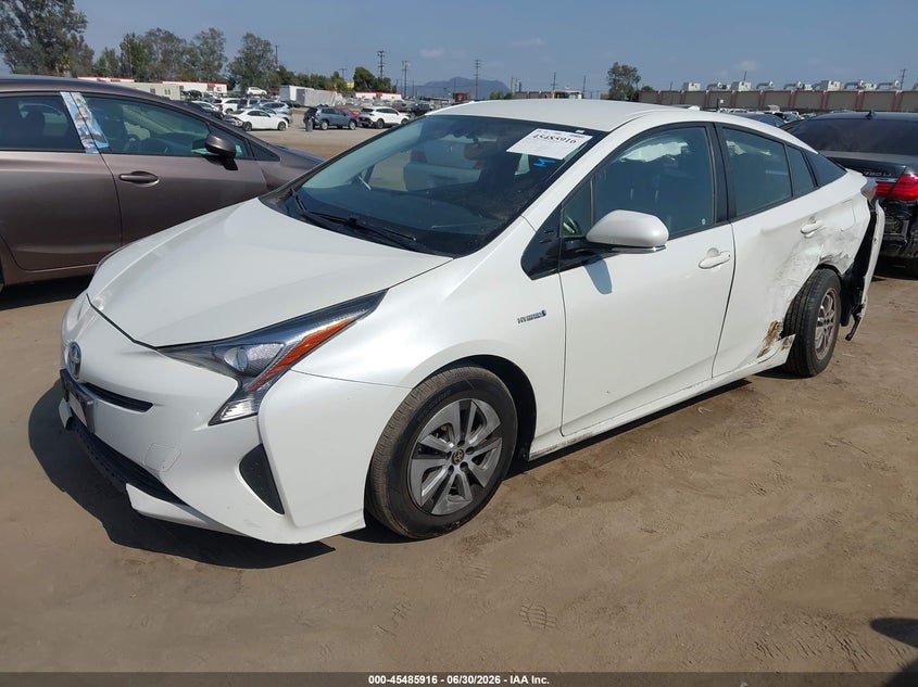 2016 Toyota Prius, Левый зад, IAAI, VIN JTDKARFU0G3022240 — фото 2
