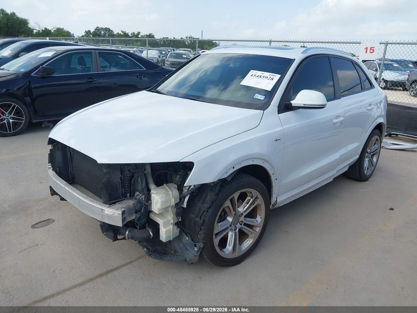 Vin: wa1bccfs3jr014153, lot: 45984103, audi q3 2.0t premium/2.0t sport premium 20182