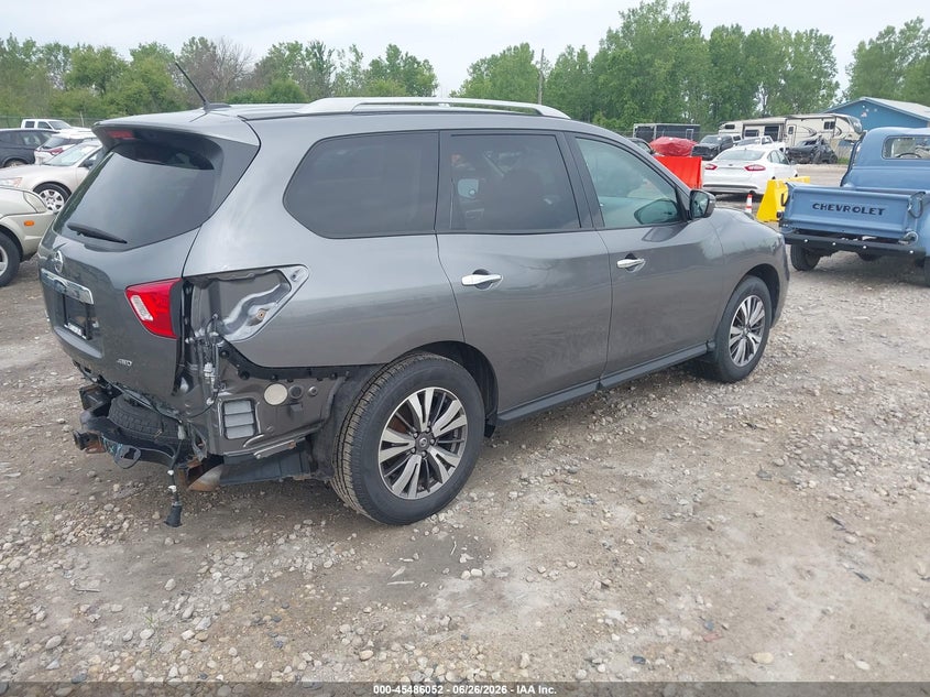 Vin: 5n1dr2mm1hc695577, lot: 45984227, nissan pathfinder s 20174