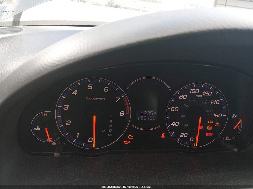 2006 Acura Tsx VIN: JH4CL96866C033158 Lot: 45486062