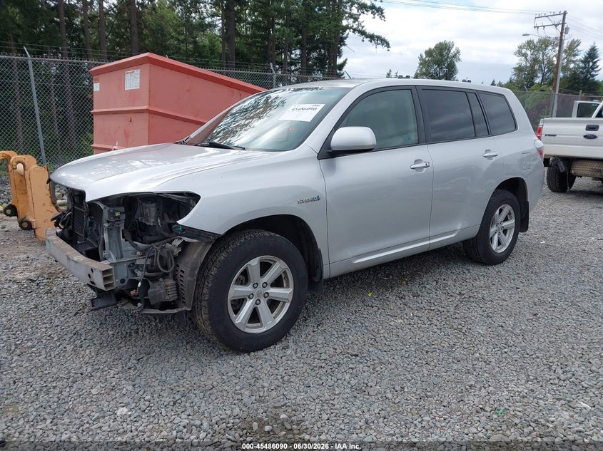 2008 Toyota Highlander, Front End, IAAI, VIN JTEEW41A282004775 — photo 2