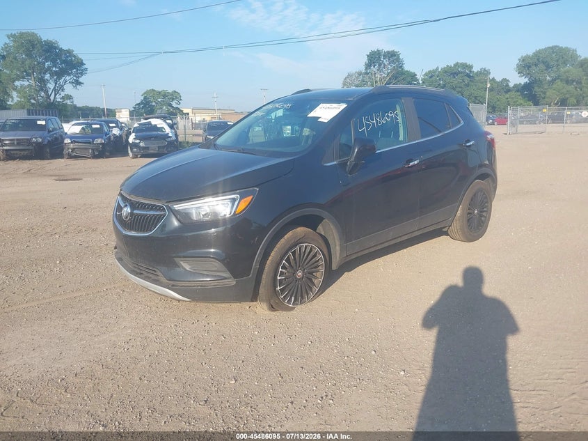 Vin: kl4cjesb5lb327020, lot: 45984270, buick encore awd preferred 20202