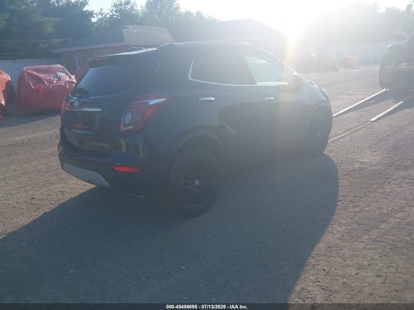 Vin: kl4cjesb5lb327020, lot: 45984270, buick encore awd preferred 20204