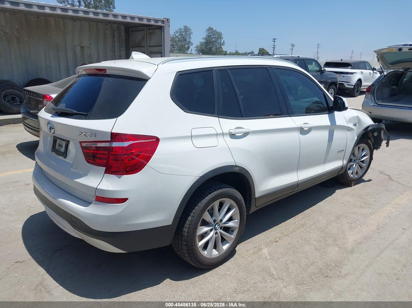Vin: 5uxwx9c52f0d60933, lot: 45984310, bmw x3 xdrive28i 20154