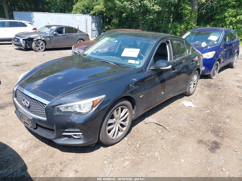 Vin: jn1cv7ar8gm252203, lot: 45984317, infiniti q50 2.0t premium 20162