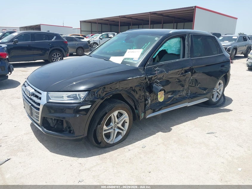 Vin: wa1anafy2j2165816, lot: 45984326, audi q5 2.0t premium/2.0t tech premium 20182