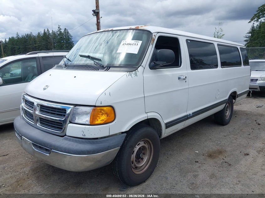 2001 DODGE RAM WAGON 3500 auction photo 2