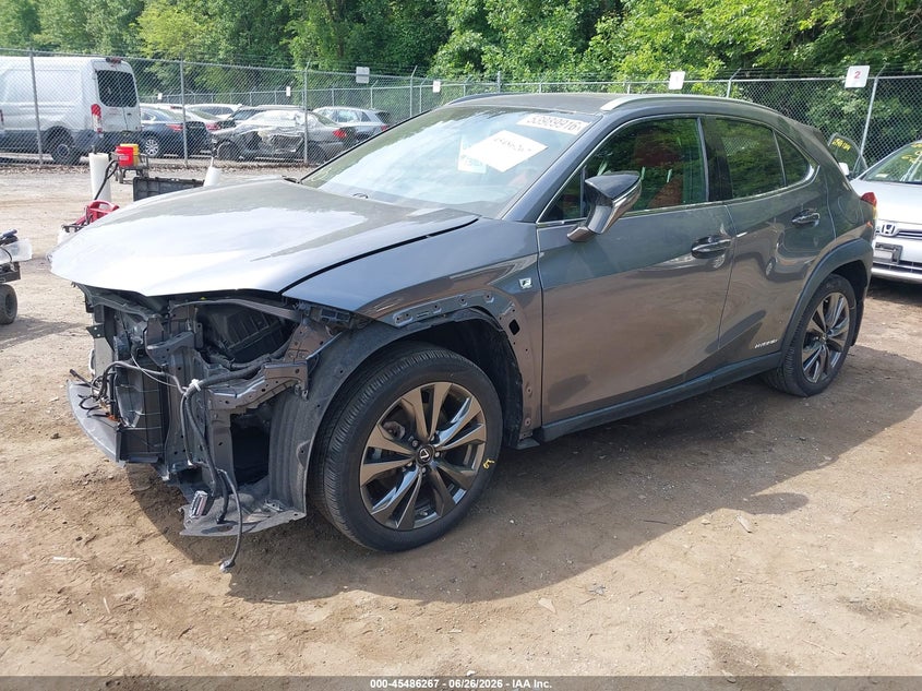 Vin: jthr9jbh7m2050134, lot: 45984442, lexus ux 250h f sport 20212