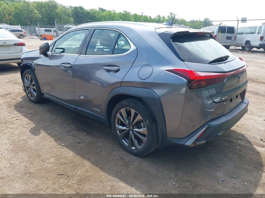 Vin: jthr9jbh7m2050134, lot: 45984442, lexus ux 250h f sport 20213