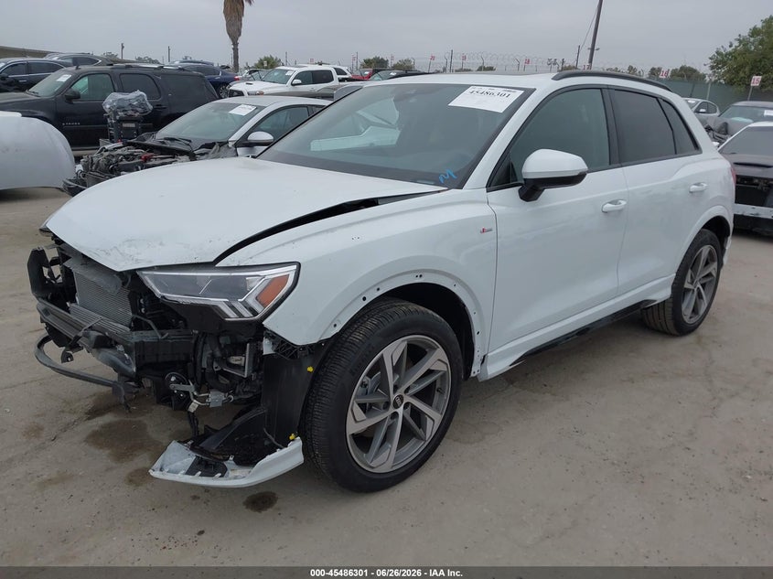 Vin: wa1decf32s1110321, lot: 45984476, audi q3 premium 45 tfsi s line quattro tiptronic 20252