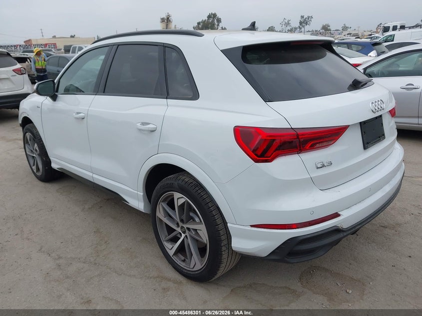 Vin: wa1decf32s1110321, lot: 45984476, audi q3 premium 45 tfsi s line quattro tiptronic 20253