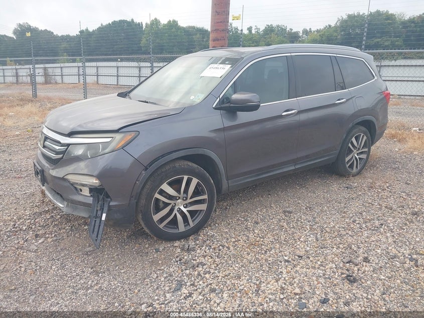Vin: 5fnyf5h97gb023045, lot: 45984511, honda pilot touring 20162
