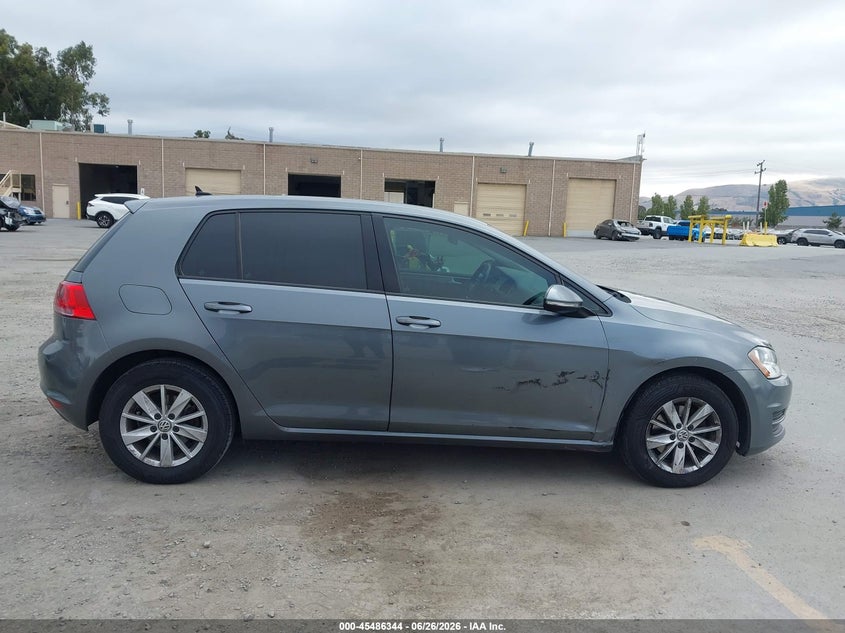 2015 Volkswagen Golf Tsi S 4-Door VIN: 3VW217AU0FM029811 Lot: 45486344