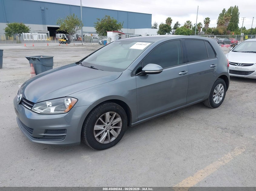 VOLKSWAGEN GOLF 2015 VIN 3VW217AU0FM029811