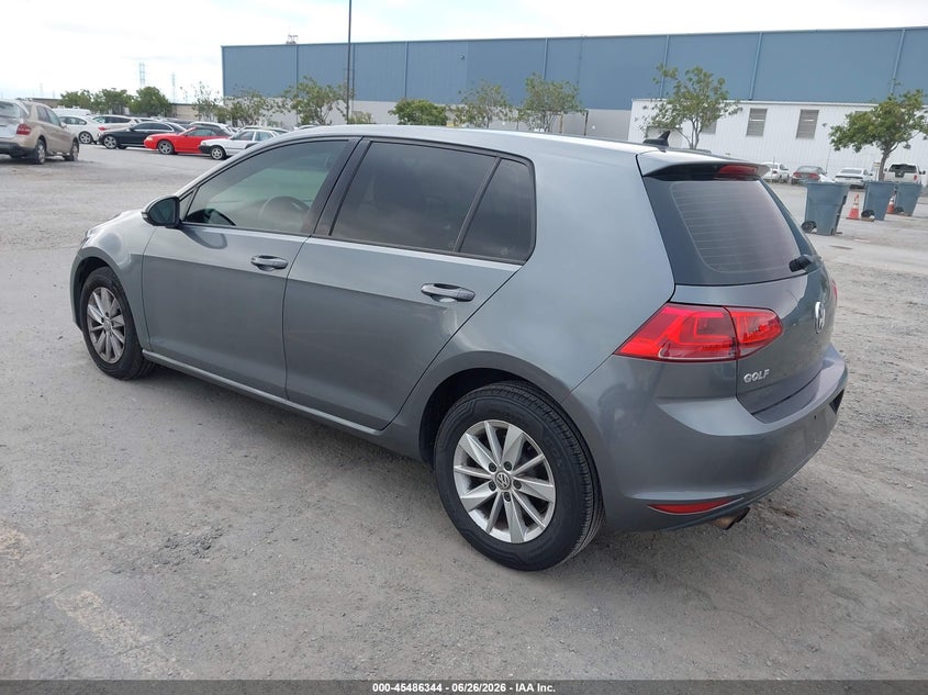 VOLKSWAGEN GOLF 2015 VIN 3VW217AU0FM029811