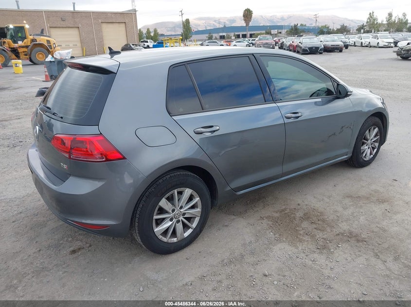 VOLKSWAGEN GOLF 2015 VIN 3VW217AU0FM029811