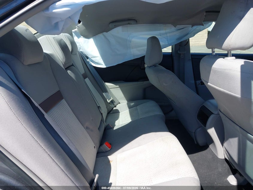2013 TOYOTA CAMRY SEDAN 2.5L I-4 DOHC, VVT, 173HP