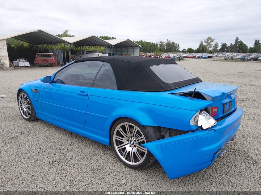 BMW M3 2005 VIN WBSBR93415PK08381