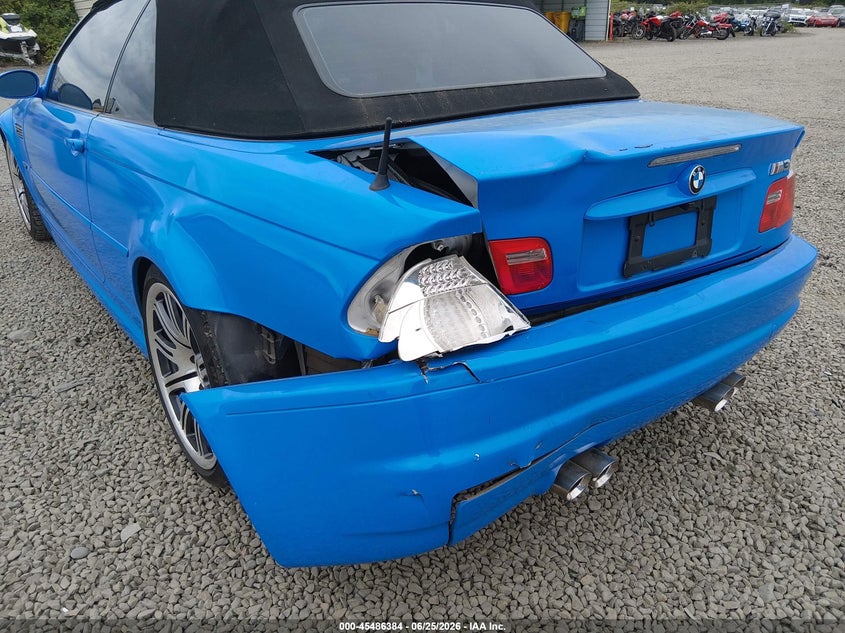 BMW M3 2005 VIN WBSBR93415PK08381
