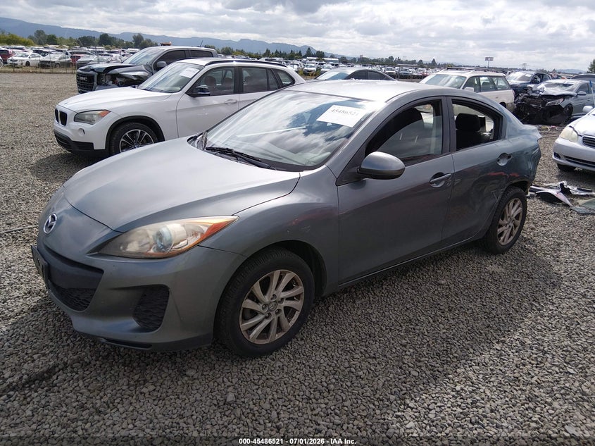 Vin: jm1bl1v83c1647513, lot: 45984696, mazda mazda3 i touring 20122