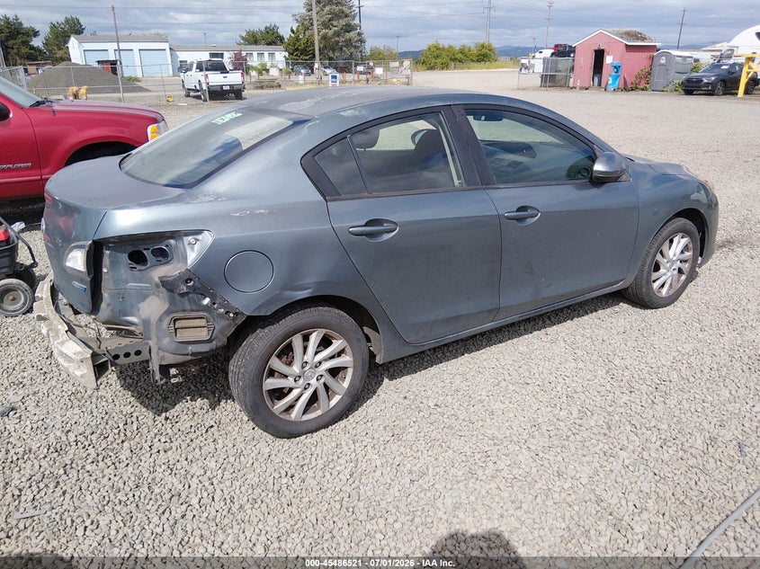 Vin: jm1bl1v83c1647513, lot: 45984696, mazda mazda3 i touring 20124